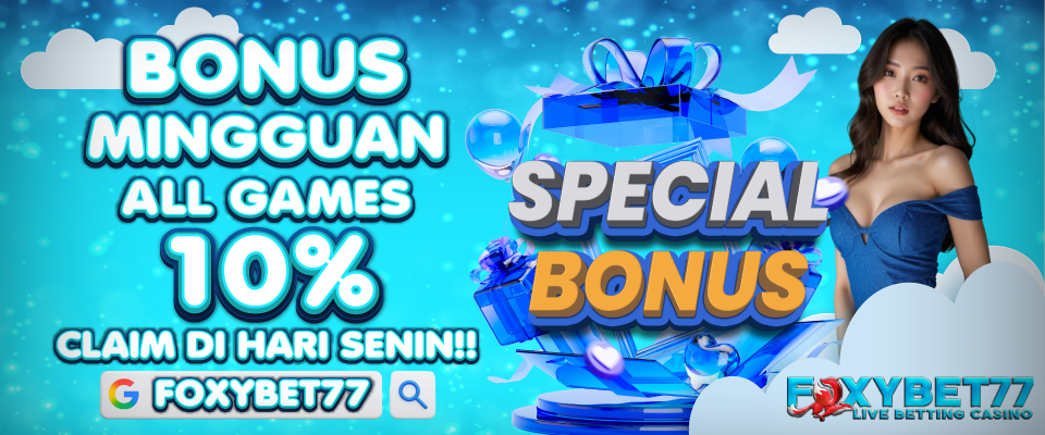 Bonus Mingguan All Games 10%